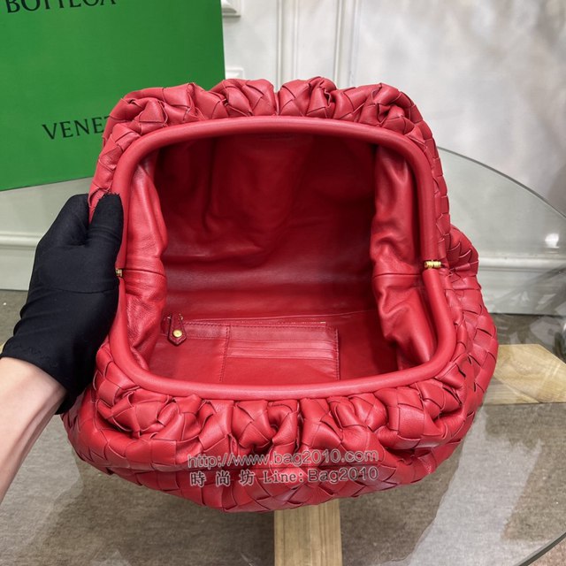 Bottega veneta高端女包 98062 寶緹嘉升級版大號編織雲朵包 BV經典款純手工編織羔羊皮女包  gxz1186